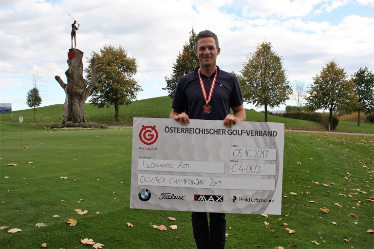 Leonhard Astl und Nina Mühl triumphieren bei der ÖGV – PGA Championship im Golfpark Metzenhof