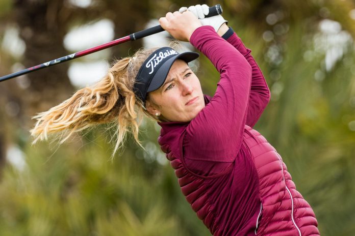 Katharina Muhlbauer of Austria during the first round
