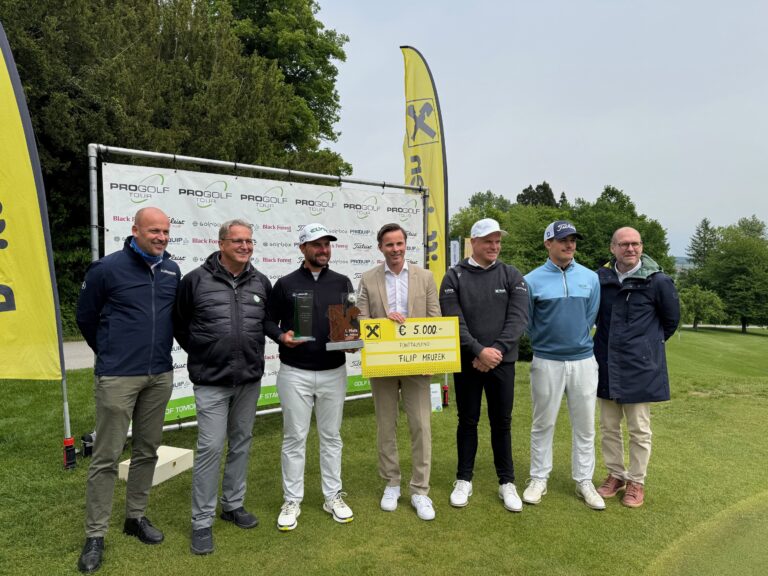 Raiffeisen Pro Golf Tour in St.Pölten mit 3 Österreichern im Spitzenfeld